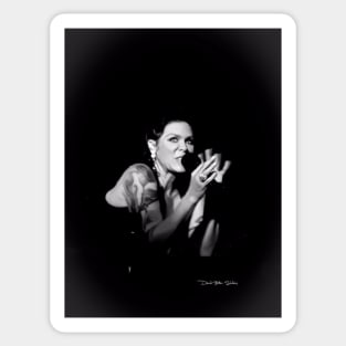 Beth Hart - Portrait - Black and White Sticker